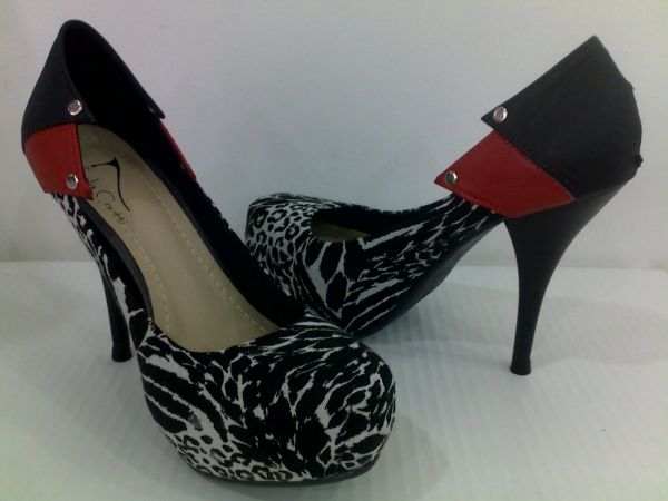 Salto Alto Boneca Zebra