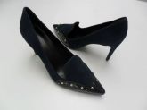 Scarpin Azul com spikes