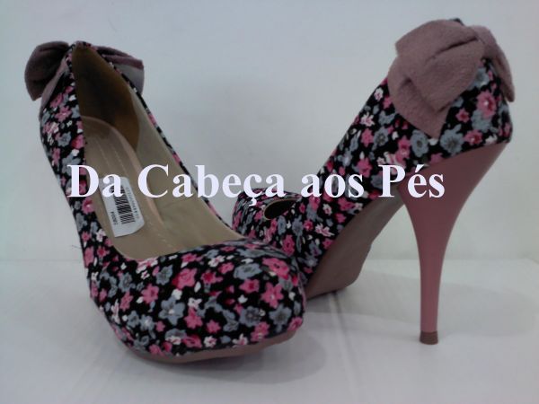 Salto Alto Boneca Florido